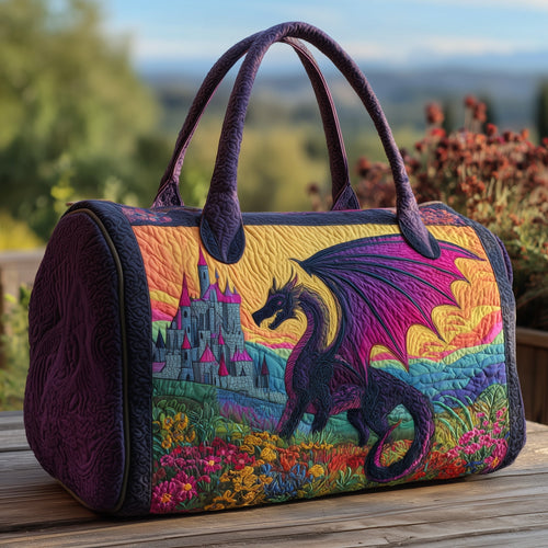 Majestic Dragon Quilted Duffle Bag GFTOHD9853