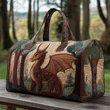 Majestic Dragon Quilted Duffle Bag GFTOHD9860
