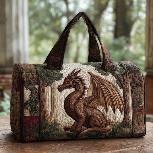 Majestic Dragon Quilted Duffle Bag GFTOHD9861