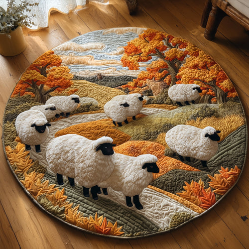 Sheep Heaven Quilted Round Mat GFTOHD9870