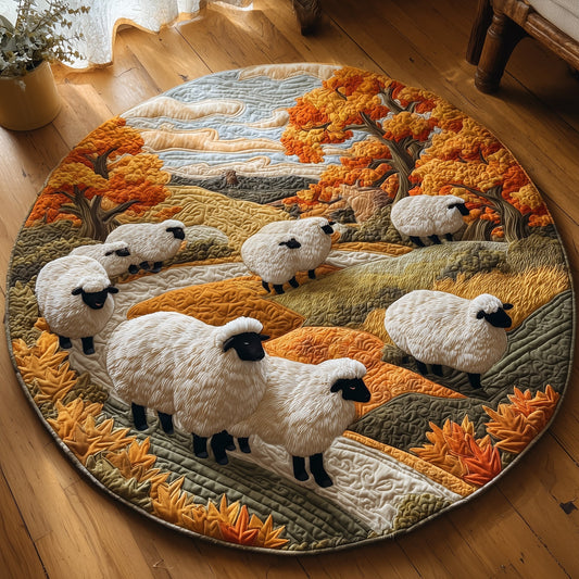 Sheep Heaven Quilted Round Mat GFTOHD9870