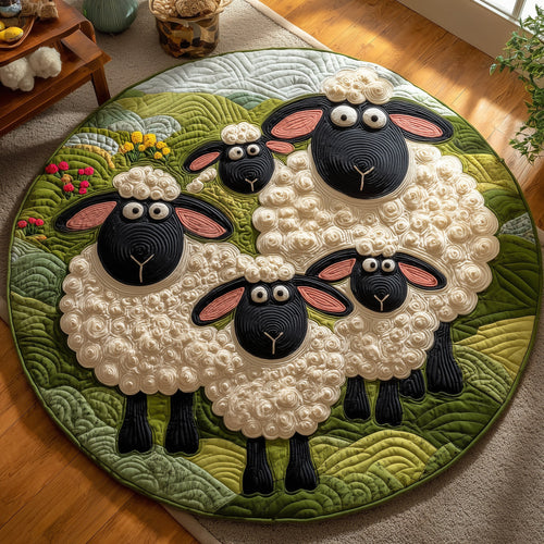 Sheep Heaven Quilted Round Mat GFTOHD9877