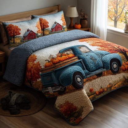 Autumn Truck Duvet Cover Set GFTOHD9973