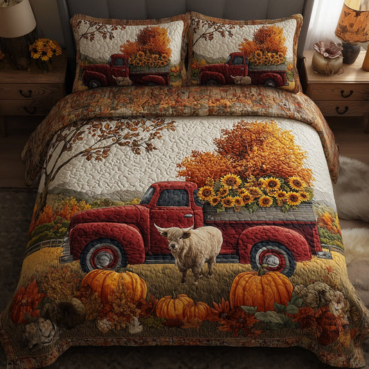 Autumn Truck Duvet Cover Set GFTOHD9977