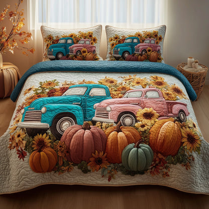 Autumn Truck Duvet Cover Set GFTOHD9979