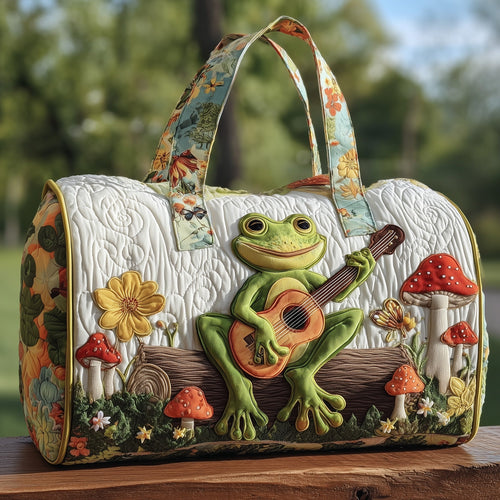 Froggy Heaven Quilted Duffle Bag GFTOHD9999