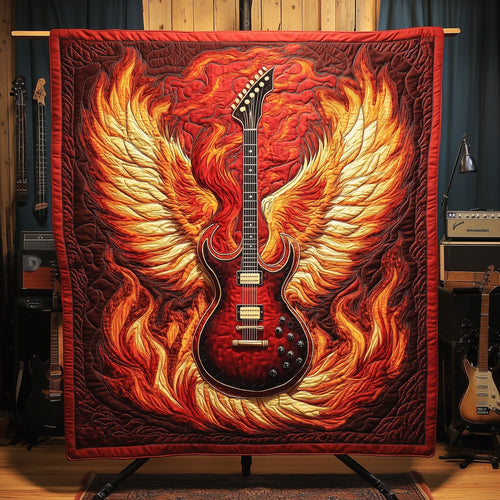 Phoenix Guitar Quilted Blanket GFTOHL05