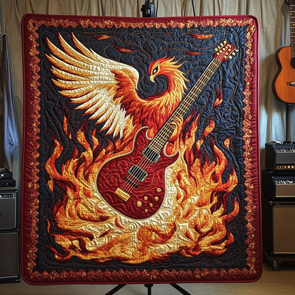 Phoenix Guitar Quilted Blanket GFTOHL06