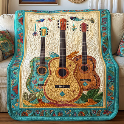 Guitar Quilted Blanket GFTOHL11