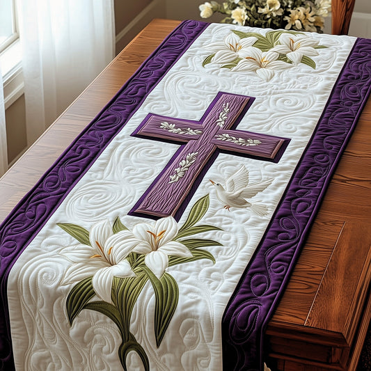 Easter Cross Quilted Table Runner GFTOHL18