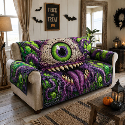 Cyclops Tentacle Monster Quilted Sofa Cover GFTOHNL1637