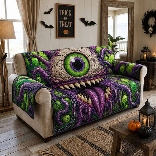 Cyclops Tentacle Monster Quilted Sofa Cover GFTOHNL1637