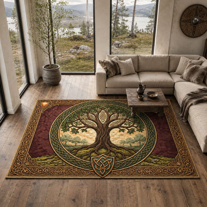 Celtic Tree Of Life Area Rug GFTOHNL1730