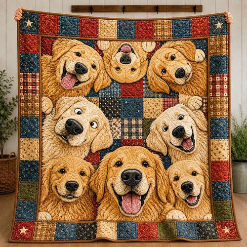 Golden Hearts Gathering Quilted Blanket GFTOHNL1860
