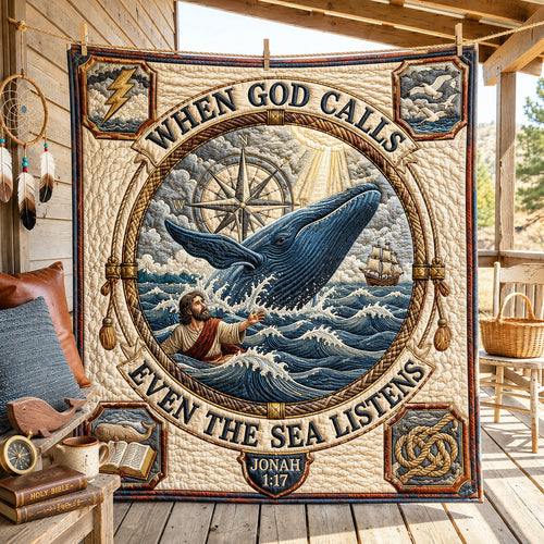 When God Calls Quilted Blanket GFTOHNL1933