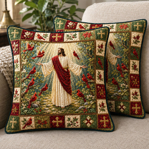Surrounded By His Grace Quilted Pillow Case GFTOHNL1937 C2