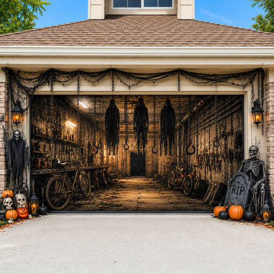 Dungeon Of Chains Garage Door Banner GFTOHNL2067