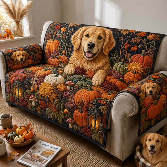 Golden Harvest Guardian Quilted Sofa Cover GFTOHNL2101