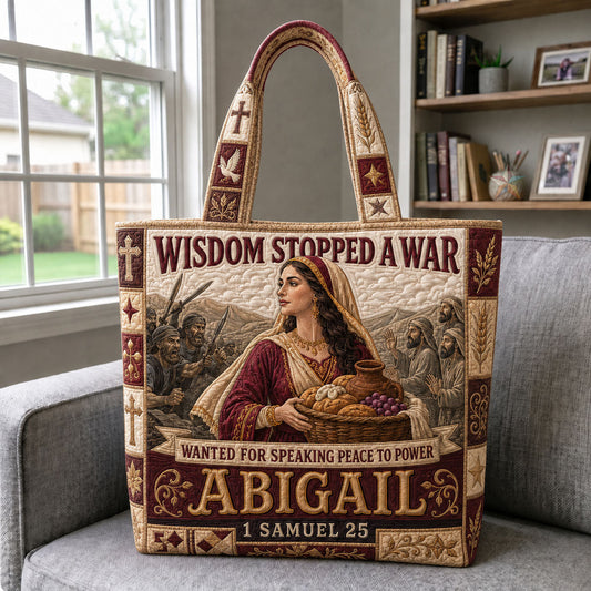 Abigail Wisdom 1 Samuel 25 Quilted Tote Bag GFTOHNL2148