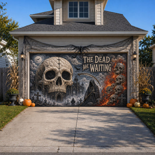 The Dead Are Waiting Garage Door Banner GFTOHNL2154