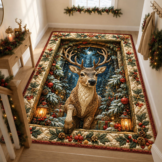 Enchanted Reindeer Area Rug GFTOHNL2191