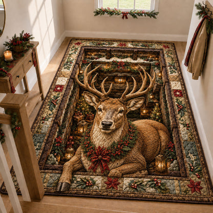 Peaceful Reindeer Area Rug GFTOHNL2195