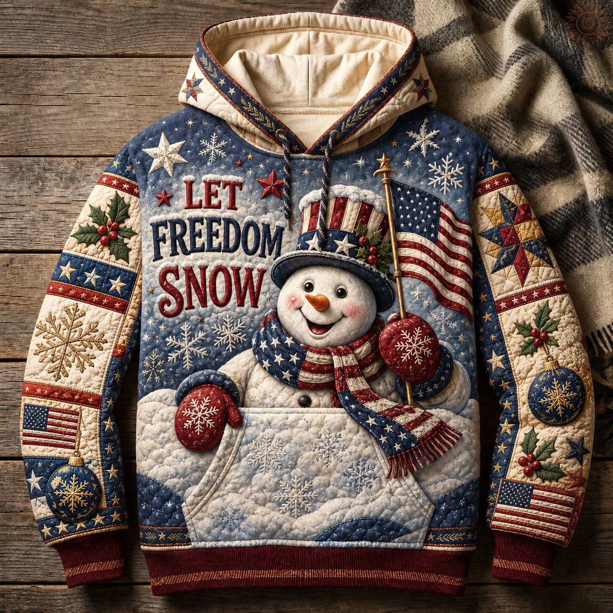 Let Freedom Snow Hoodie GFTOHNL2257