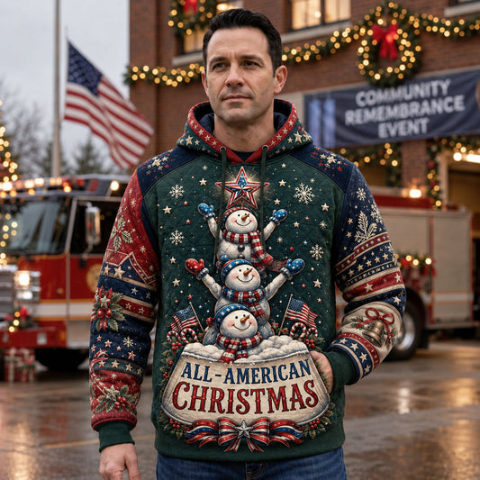 All American Christmas Hoodie GFTOHNL2261