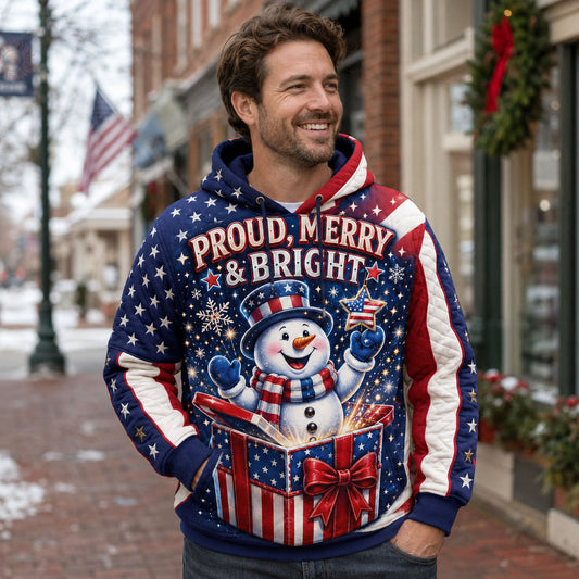 Proud Merry And Bright Hoodie GFTOHNL2263