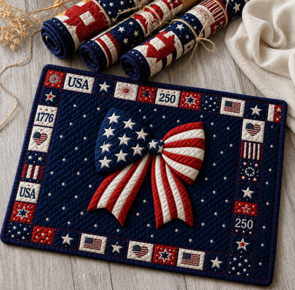 Patriotic Bow America 251 Placemat GFTOHNL228 C2