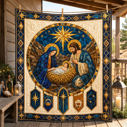 Nativity Star Of Hope Quilted Blanket GFTOHNL2307