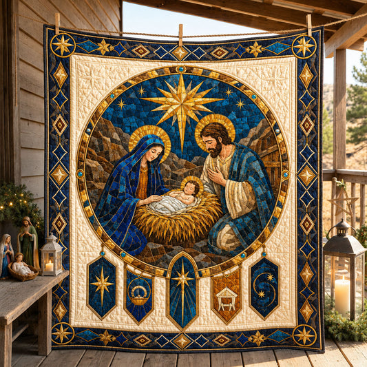 Nativity Star Of Hope Quilted Blanket GFTOHNL2307