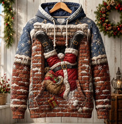 Santa Chimney Mishap Hoodie GFTOHNL2356