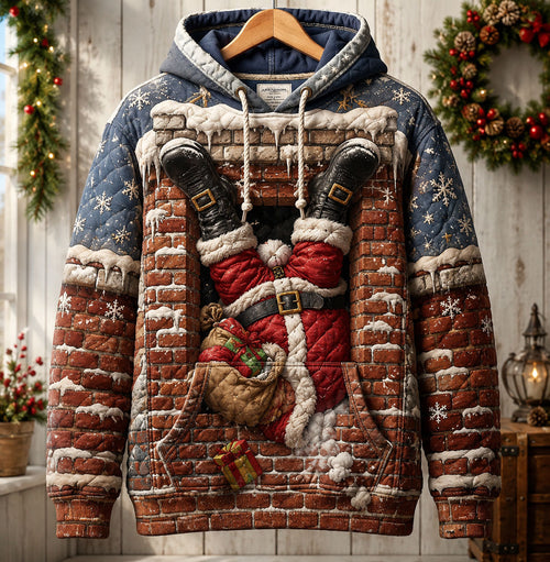 Santa Chimney Mishap Hoodie GFTOHNL2356