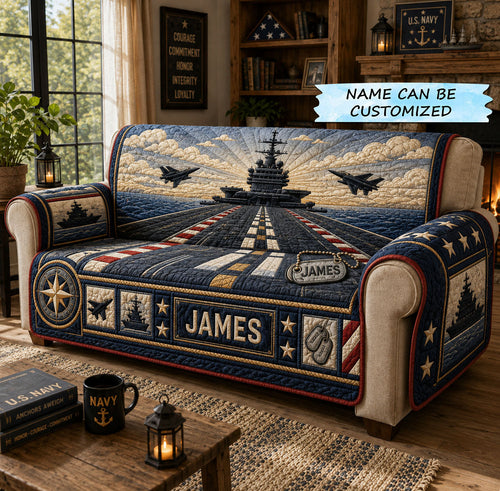 Flight Deck Of Honor Quilted Sofa Cover QTCUZ GFTOHNL2384 C1