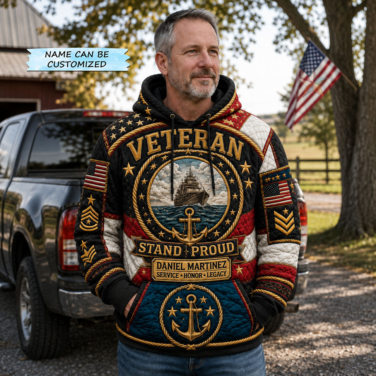 Anchor Of Legacy Hoodie QTCUZ GFTOHNL2396