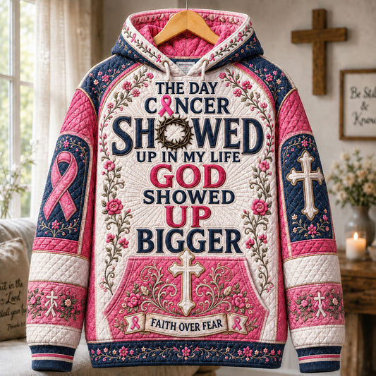 God Showed Up Bigger Hoodie GFTOHNL2583