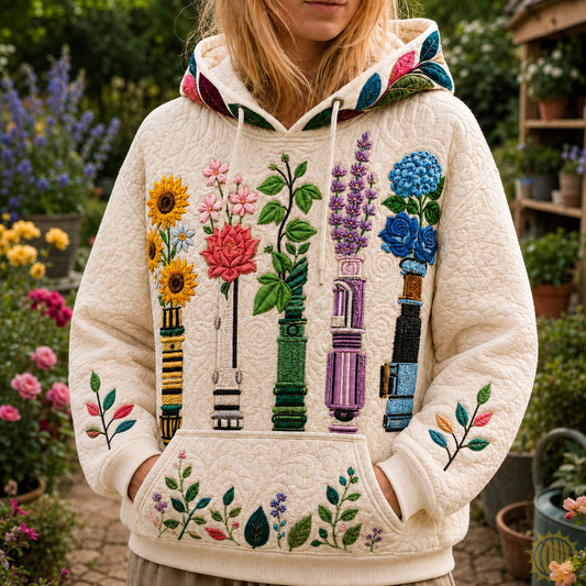 Galactic Saber Floral Hoodie GFTOHNL2671