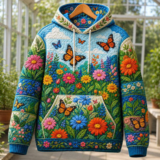 Butterfly Flower Garden Hoodie GFTOHNL2672