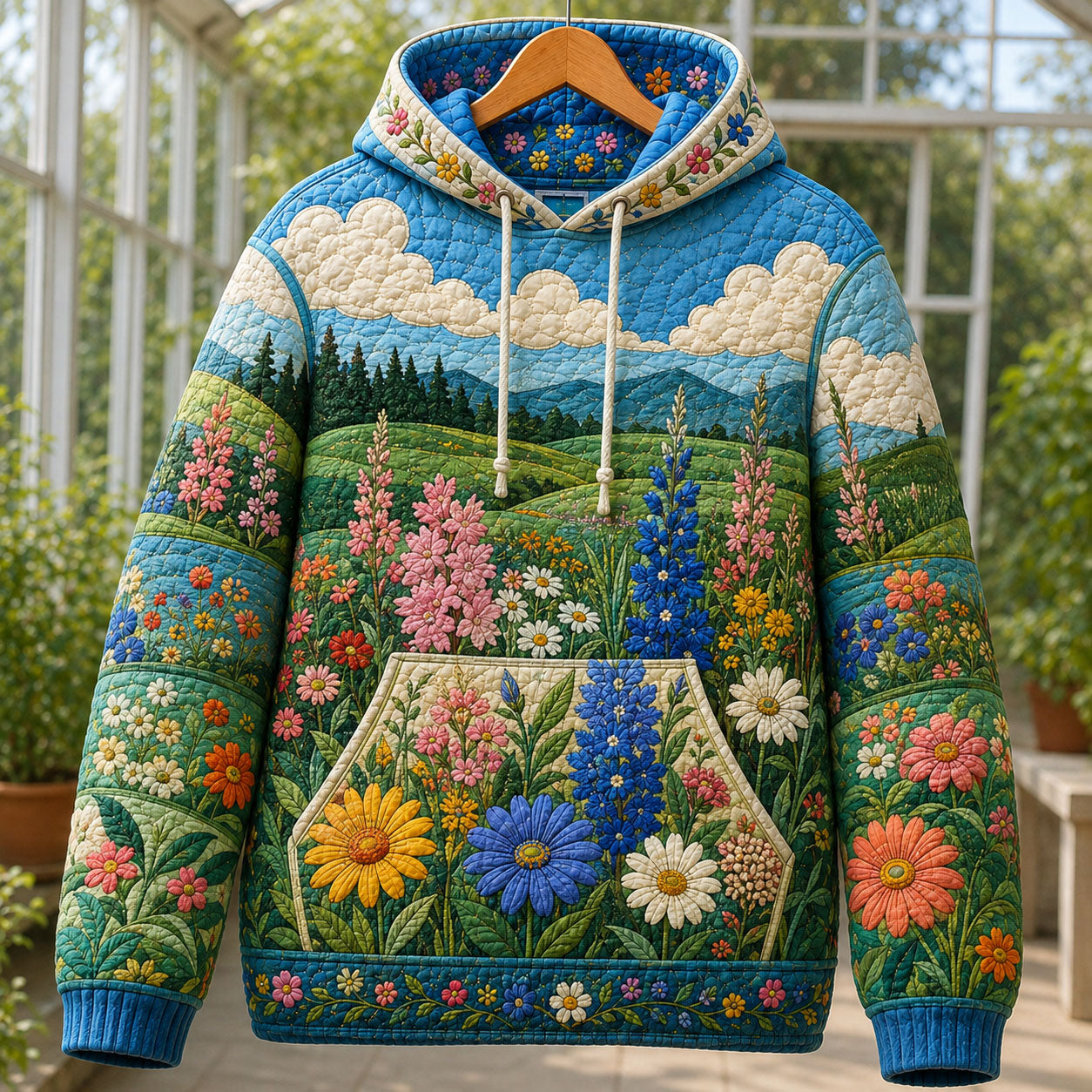 Wildflower Garden Meadow Hoodie GFTOHNL2726