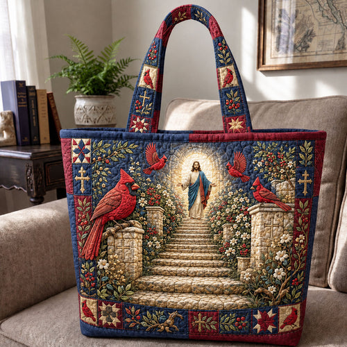 Jesus Garden Path Quilted Tote Bag GFTOHNL2795