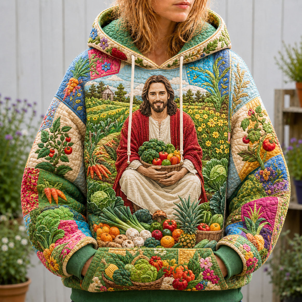 Jesus Harvest Garden Hoodie GFTOHNL2815