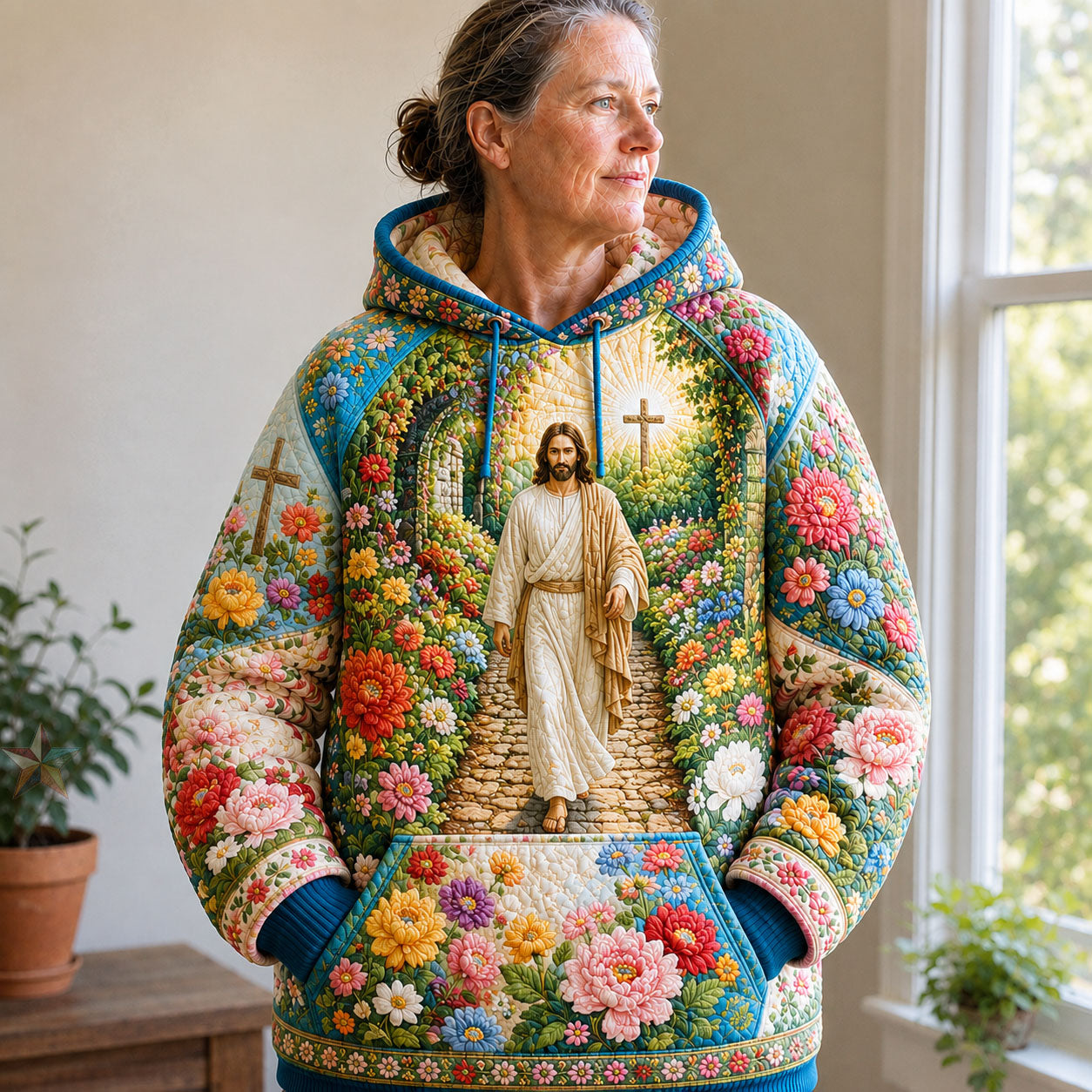 Jesus Garden Path Hoodie GFTOHNL2819