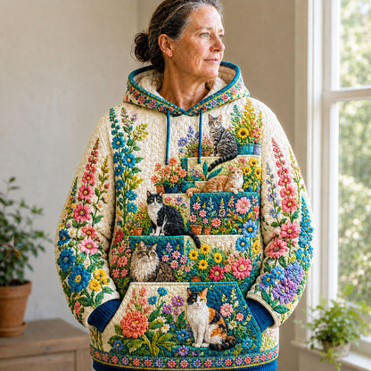 Cats In Bloom Hoodie GFTOHNL2820