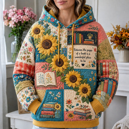 Sunflower Bookish Garden Hoodie GFTOHNL2938