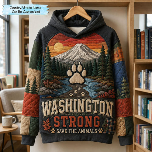 Mountain Wildlife Strong Hoodie QTCUZ GFTOHNL2943