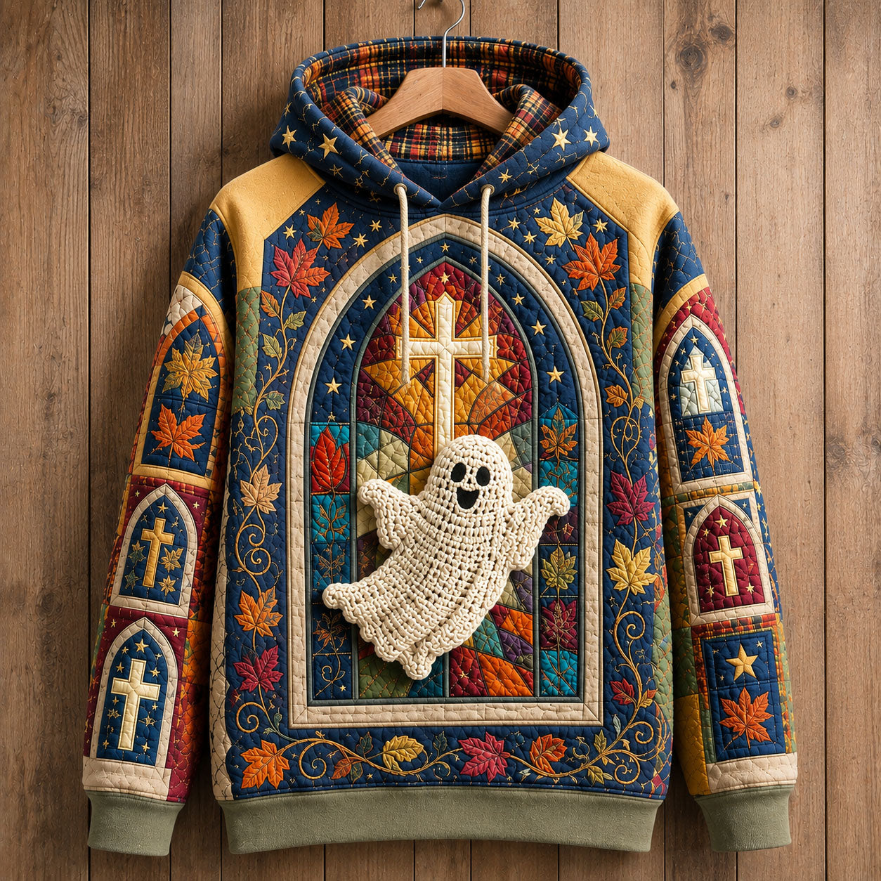 Stained Glass Ghost Hoodie GFTOHNL2976