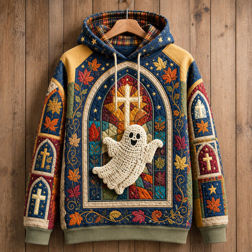 Stained Glass Ghost Hoodie GFTOHNL2976