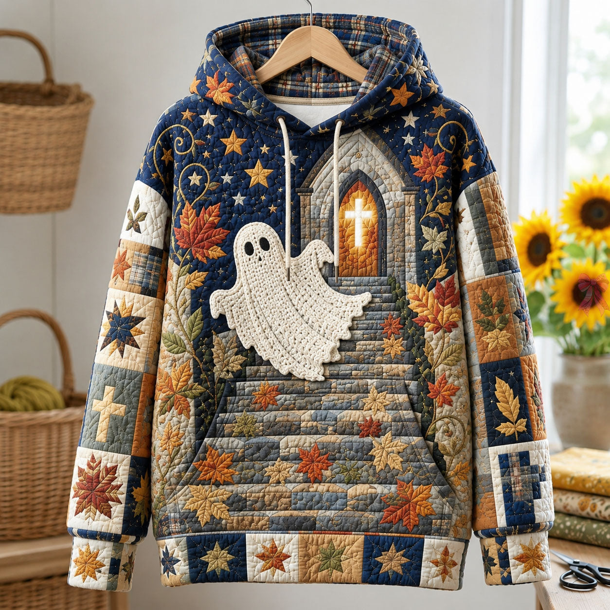 Church Steps Ghost Hoodie GFTOHNL2980