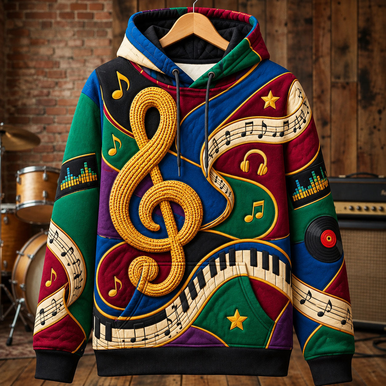 Golden Treble Melody Hoodie GFTOHNL3013